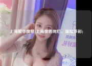 上海繁华夜景(上海夜色绚烂，璀璨多彩)