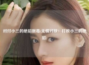 对付小三的绝招狠毒(无情对敌：打败小三的绝招)