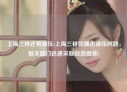 上海三林还有油压(上海三林区爆出油压问题，相关部门迅速采取应急措施)