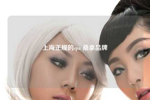 上海正规的spa 桑拿品牌