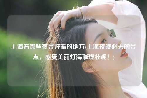 上海有哪些夜景好看的地方(上海夜晚必去的景点,感受美丽灯海璀璨壮观!)